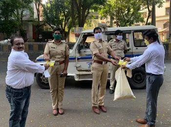 Immunity kits being distributed to the Police Department