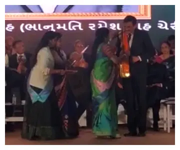 Felicitation at the Khadayata Samaaj function