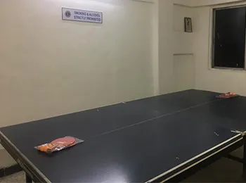 Table tennis table at the Recreation Kendra